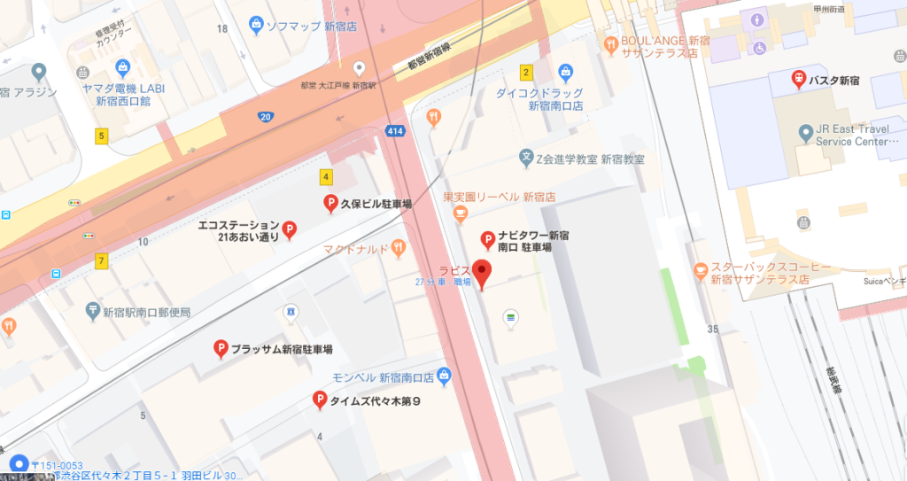 貸し会議室 ラピス 周辺のコインパーキング