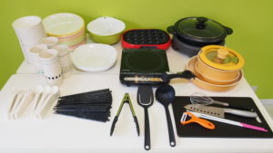 キッチン付きレンタルスペースKOMOREBI調理器具